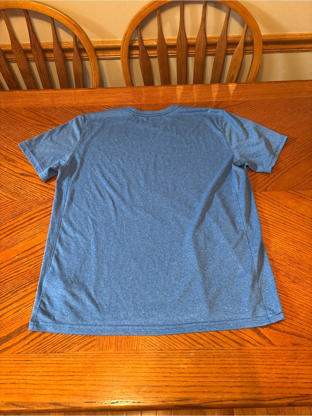 Nike Men's Heather Sky Blue Short-Sleeve Athletic Tee - Picture 4 of 7